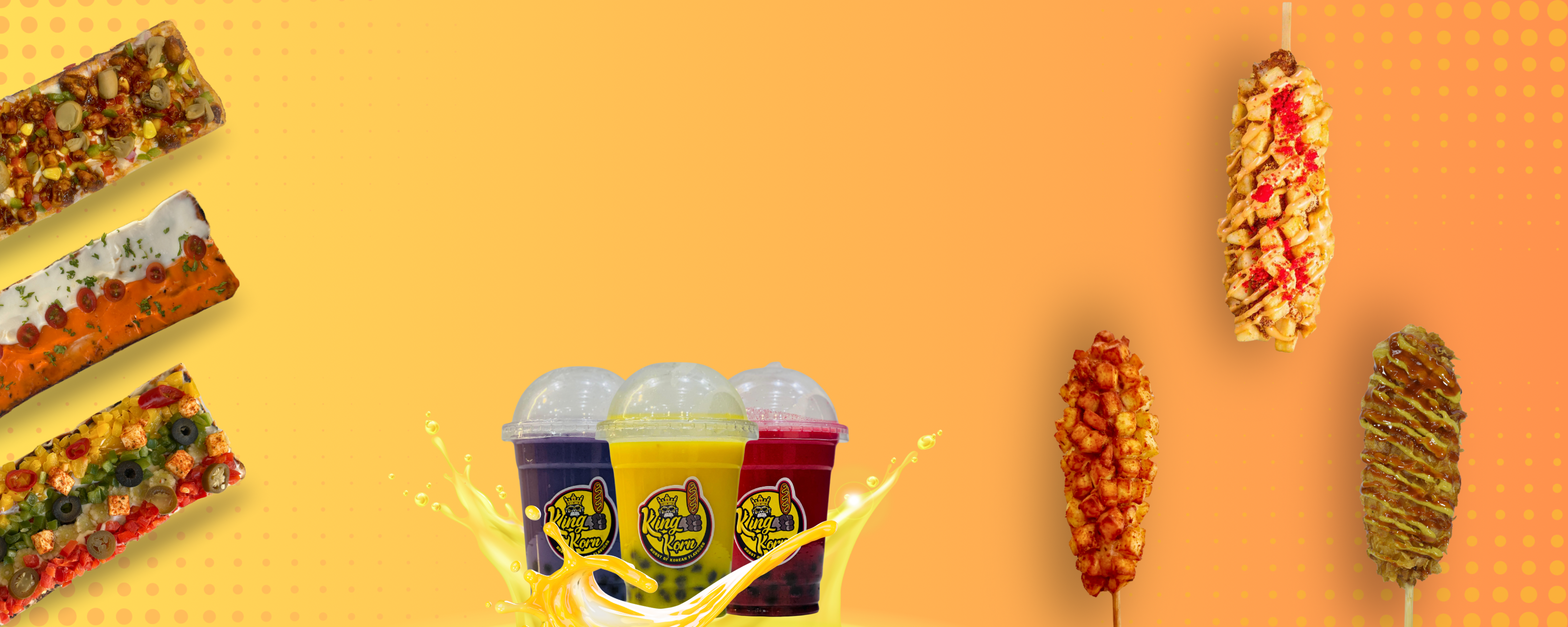 Korean CornDogs Display